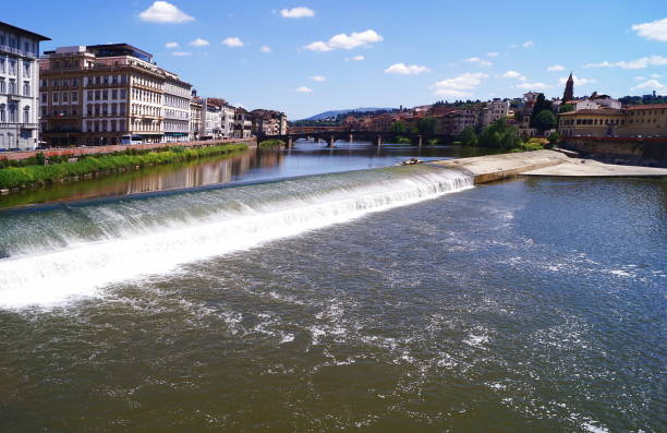 istock The Arno River in Florence, Santa Rosa weir 855735624