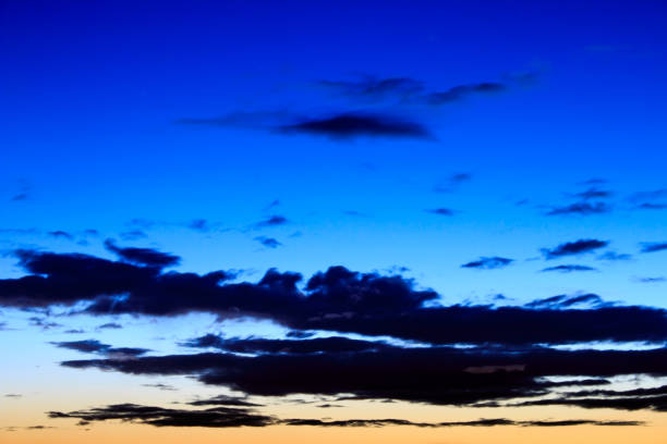 beautiful colorful sky and cloud in twilight time background