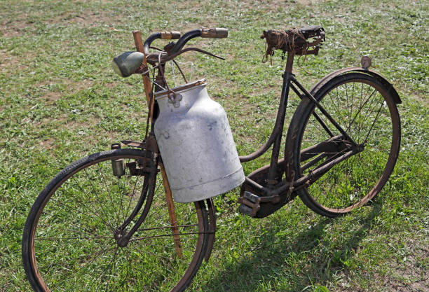 istock very old bicycle of a milkman 855740988