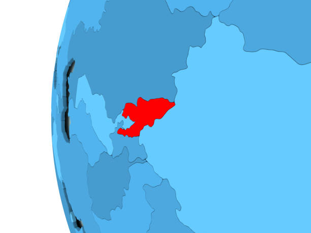 istock Map of Kyrgyzstan 855741878