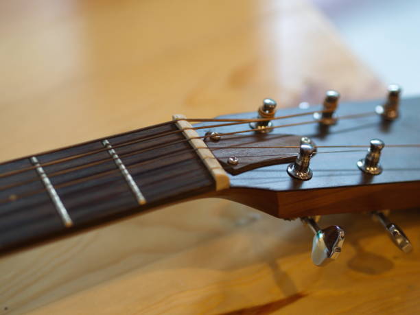 istock Closeup Classic and Folk Guitar. Beautiful Background. 855742186