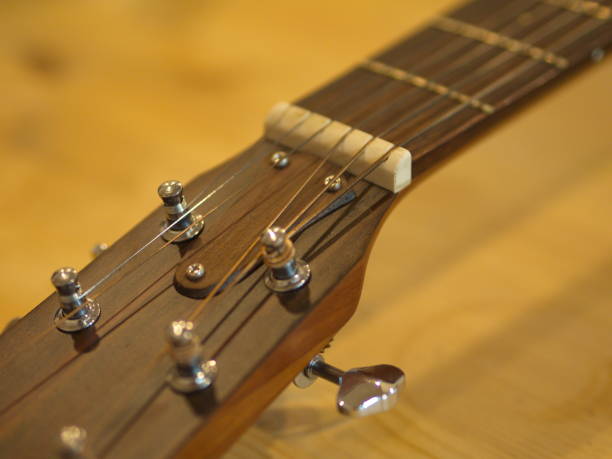istock Closeup Classic and Folk Guitar. Beautiful Background. 855742288