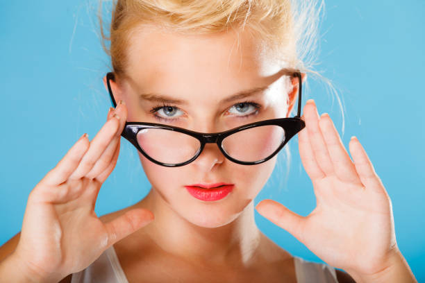 istock Woman wearing eyeglasses. 855742592