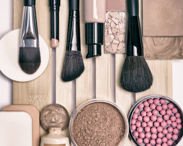 istock Makeup products to even skin tone and complexion 855759352