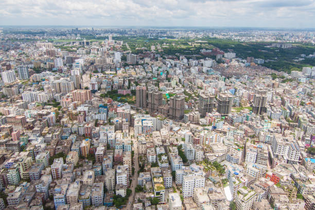 istock The helicopter shot from Dhaka, Bangladesh 855766442