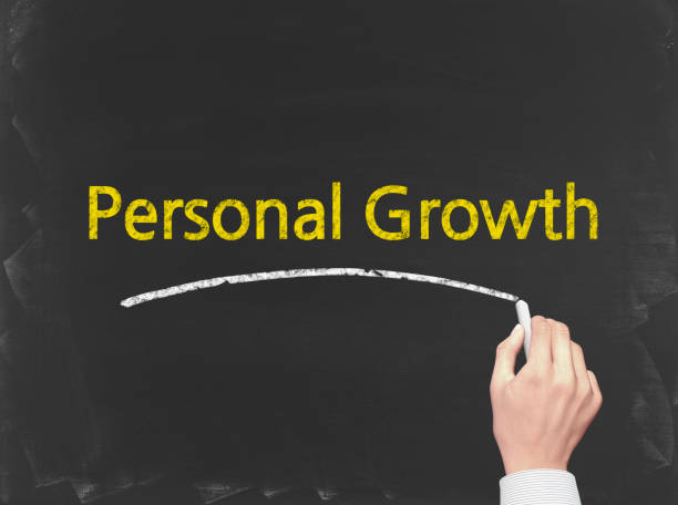 istock Personal Growth - Business Chalkboard Background 855783534
