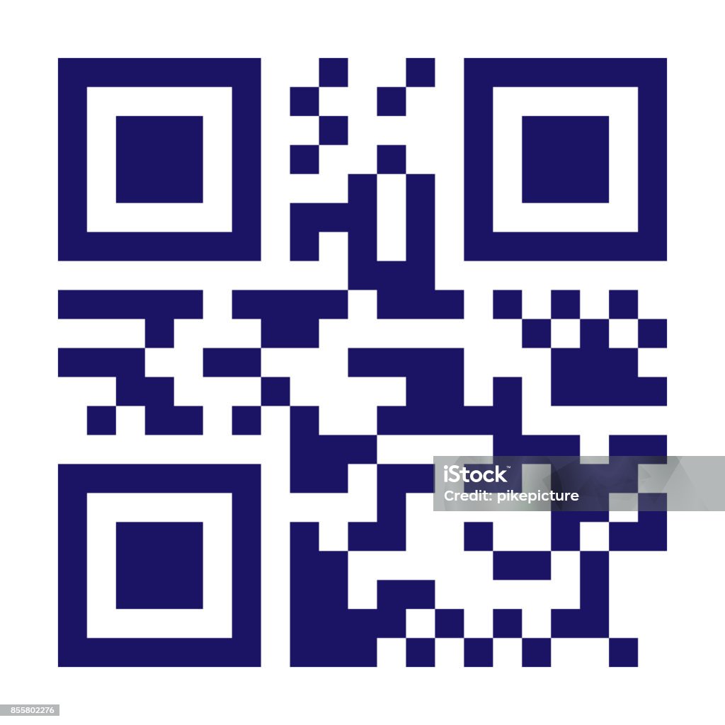 New Technology Barcode Qr Code Vector Classic Qr Code Vector Black And ...