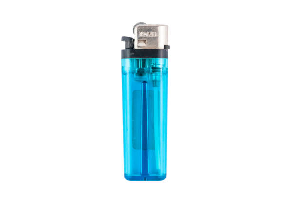 blue lighter isolated on white background blue lighter isolated on white background butane photos stock pictures, royalty-free photos & images