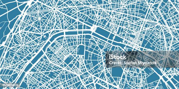 Vetores de Mapa Detalhado De Vetor De Paris Escala 130 000 França e mais imagens de Paris