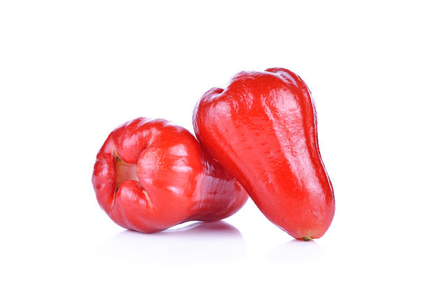 istock Rose apples or chomphu isolated on white background 855821006