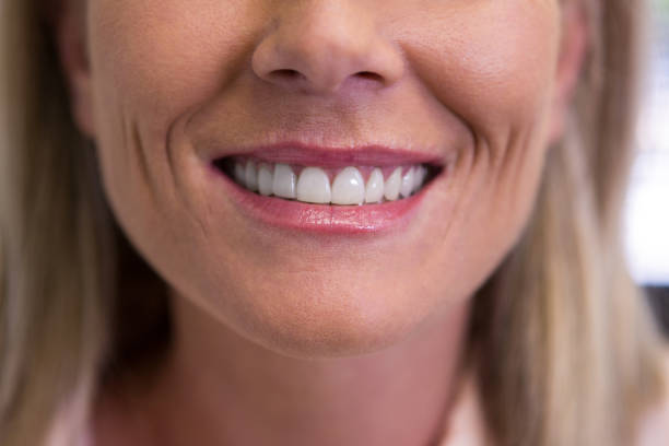 istock Close up of woman smiling 855844330