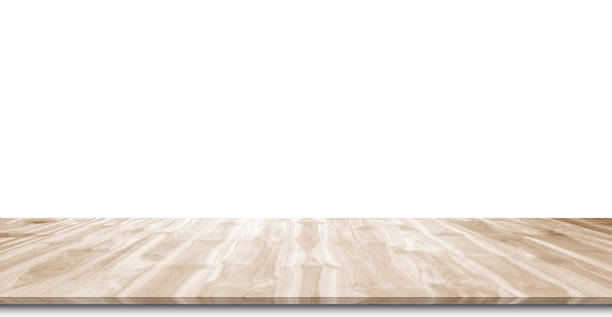 istock Wooden floor isolated on a white 855844388