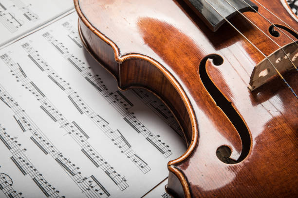 istock Viola on the sheets of music 855855714