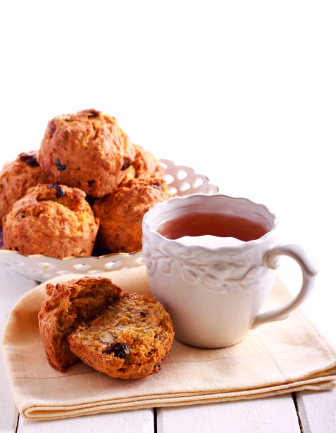 istock Carrot muffins with fruits and nuts 855856752