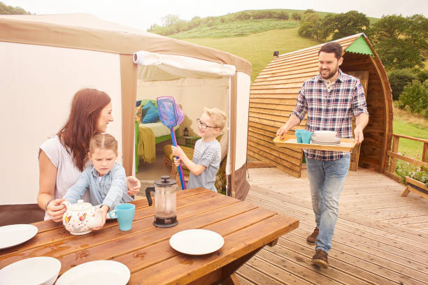 istock breakfast for camping holiday family 855856996