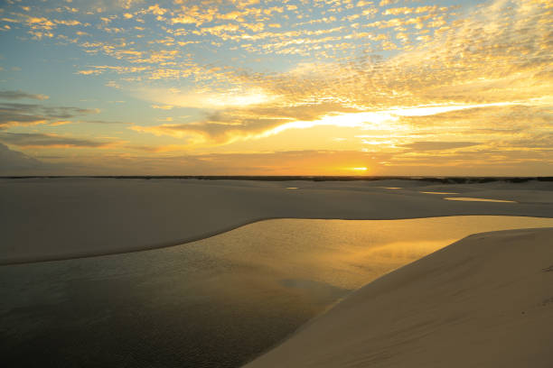 istock Sunset seen from the top of a dune 855863268
