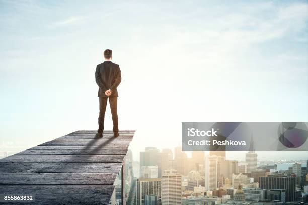 Research Concept Stock Photo - Download Image Now - Horizon, Businessman, Looking