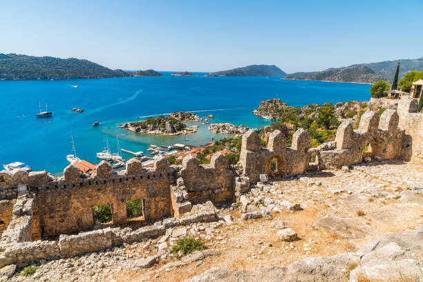 istock Kale village from Kekova. 855872794