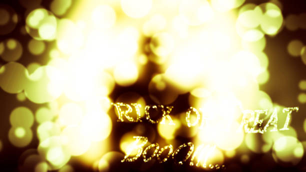 istock Over tone gold abstract Background with blur bokeh light effect.and Halloween word 855879532
