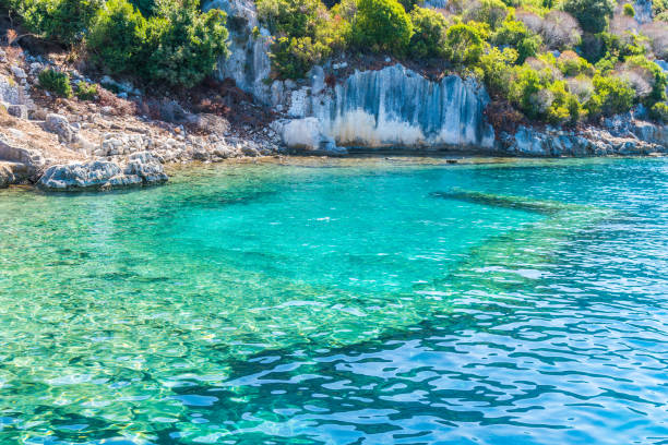 istock Ancient city on the Kekova 855895246