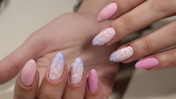 istock Summer Youth Manicure Design Nails 855899312