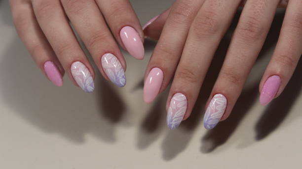 istock Summer Youth Manicure Design Nails 855902902