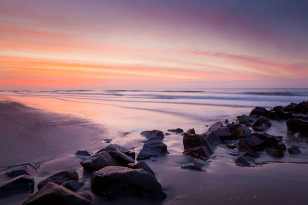 Folly Beach - Charleston, SC - fotografia de stock