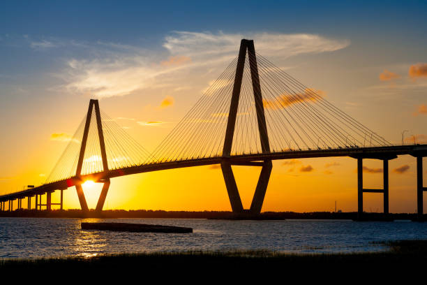 istock Sunset - Ravenel Bridge, Charleston SC 855903434