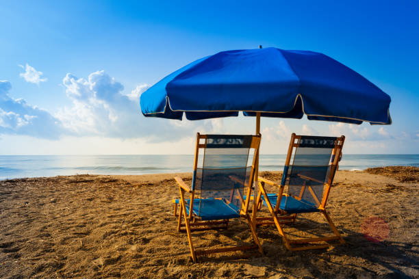 Peaceful beach - Charleston, SC - fotografia de stock