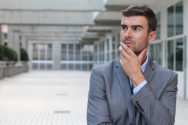 istock Businessman taking an important decision 855924068