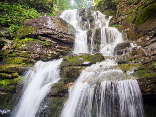istock Beautiful place Shipot waterfall in the Carpathians, Ukraine. 855924482