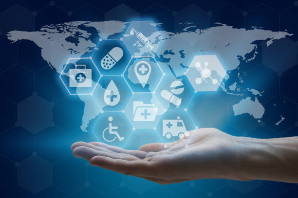 istock hand holding global network using modern medical and health care interface 855925170
