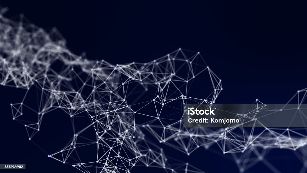 Astract web connection background, futuristic background Connection Stock Photo