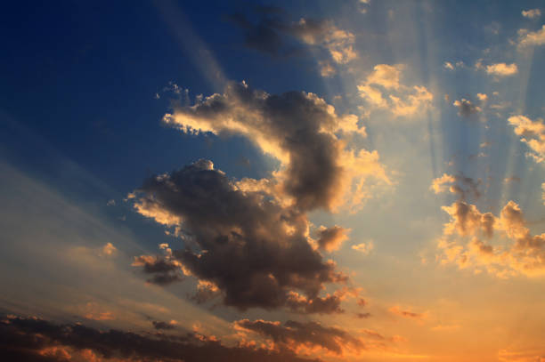 istock Beautiful summer sky at sunrise 855935262