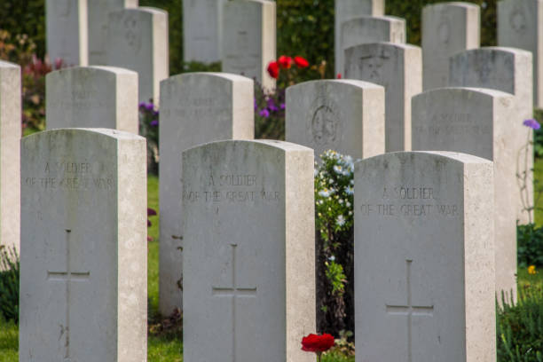 istock Military Cemetery in France 855936728