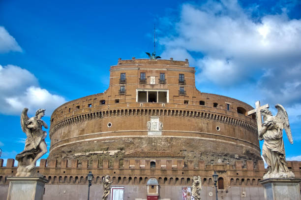 istock Castel Sant'Angelo or Mausoleum by Adriano front View 855955658