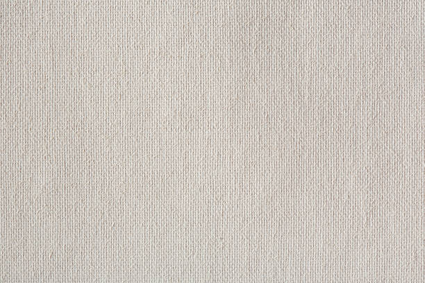 светло-яркая белая текстура холста на макро - textile textured canvas rough стоковые фото и изображения