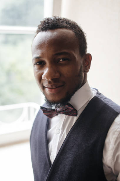 istock Handsome african American groom 855994618