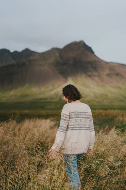 istock Scenic landscape of mountains in Iceland 856009994