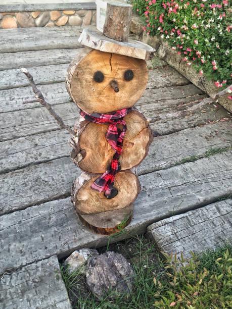 istock wooden snowman 856021244