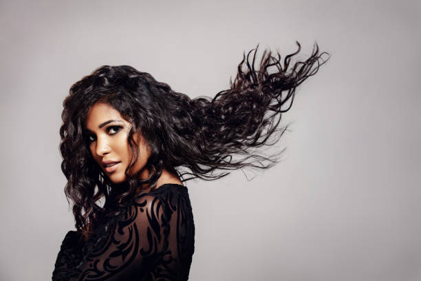 istock Beautiful young woman with wavy hairstyle 856021262