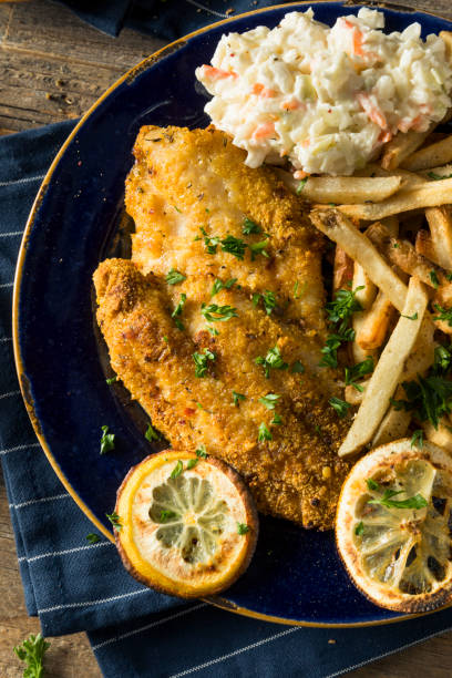 istock Spicy Homemade BAked  Cajun Catfish 856021646
