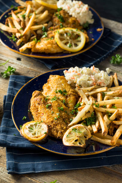 istock Spicy Homemade BAked  Cajun Catfish 856024626