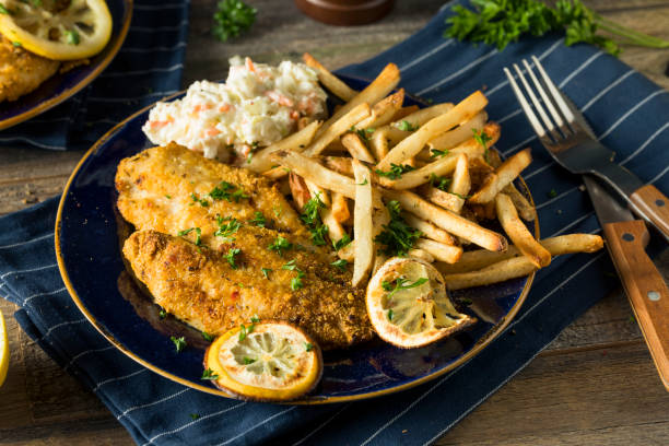 istock Spicy Homemade BAked  Cajun Catfish 856030770