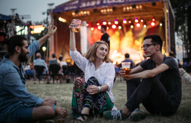 istock Music festival moments 856030886