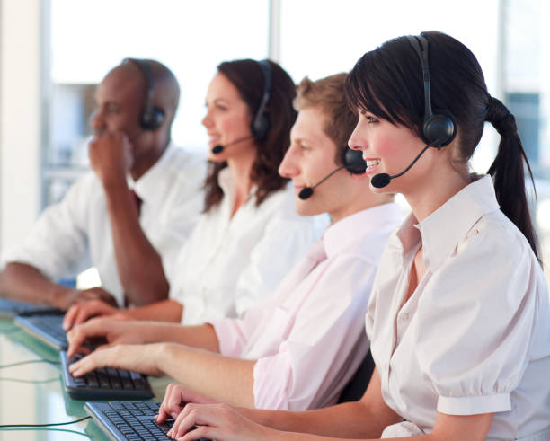 istock Portrait of a united sale representative team at work 856031040