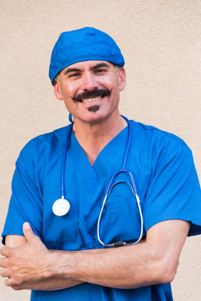 istock Smiling mature doctor 856038060