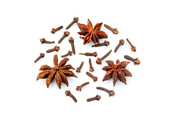 istock Star Anise and cloves scattered. 856056824