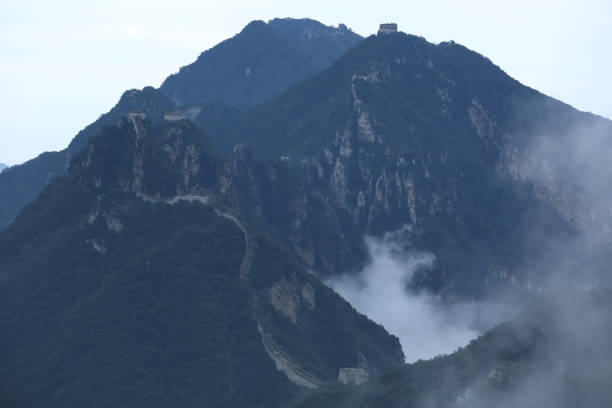 istock landscape of the great wall in China 856079338