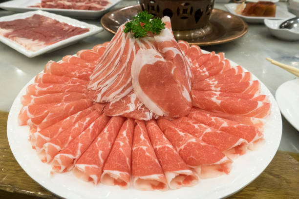 istock Instant-boiled mutton, is a very popular Chinese dish,especially in Beijing,and is primarily eat in winter 856087630